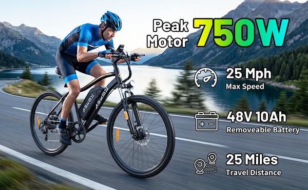 ASKMY E26 Electric Road Bike (36V 750W) Alt
