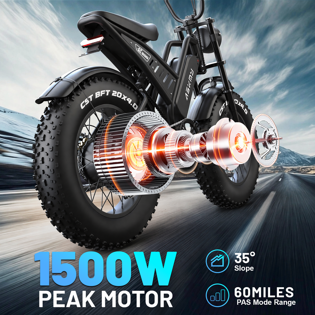 ASKMY E500 E-bike （48V 1000W）