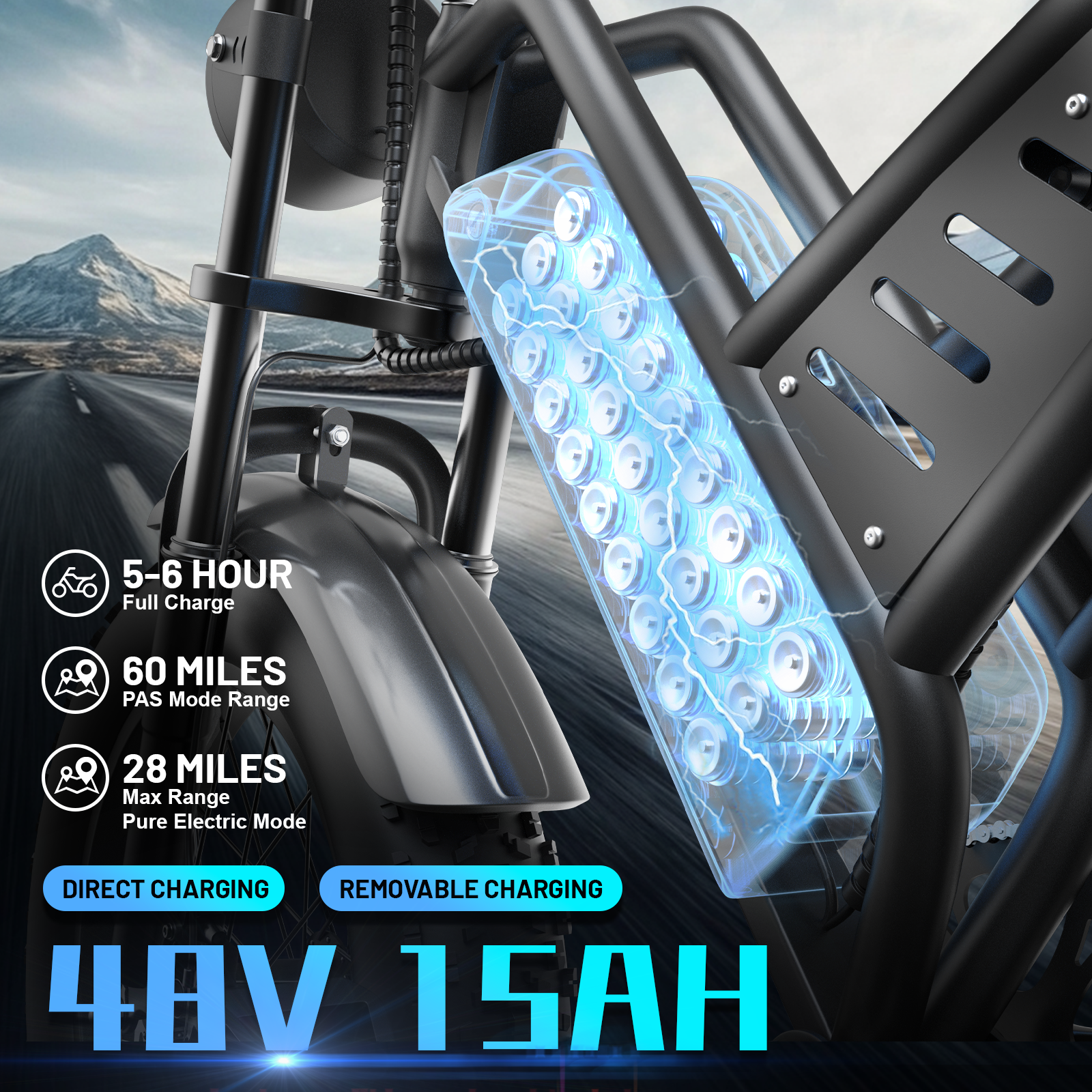 ASKMY E500 E-bike （48V 1000W）