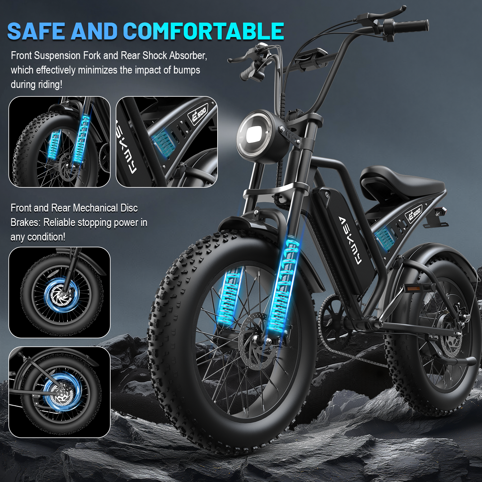 ASKMY E500 E-bike （48V 1000W）