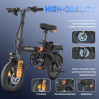 ASKMY E14 Electric Bicycles Foldable （48V 800W）