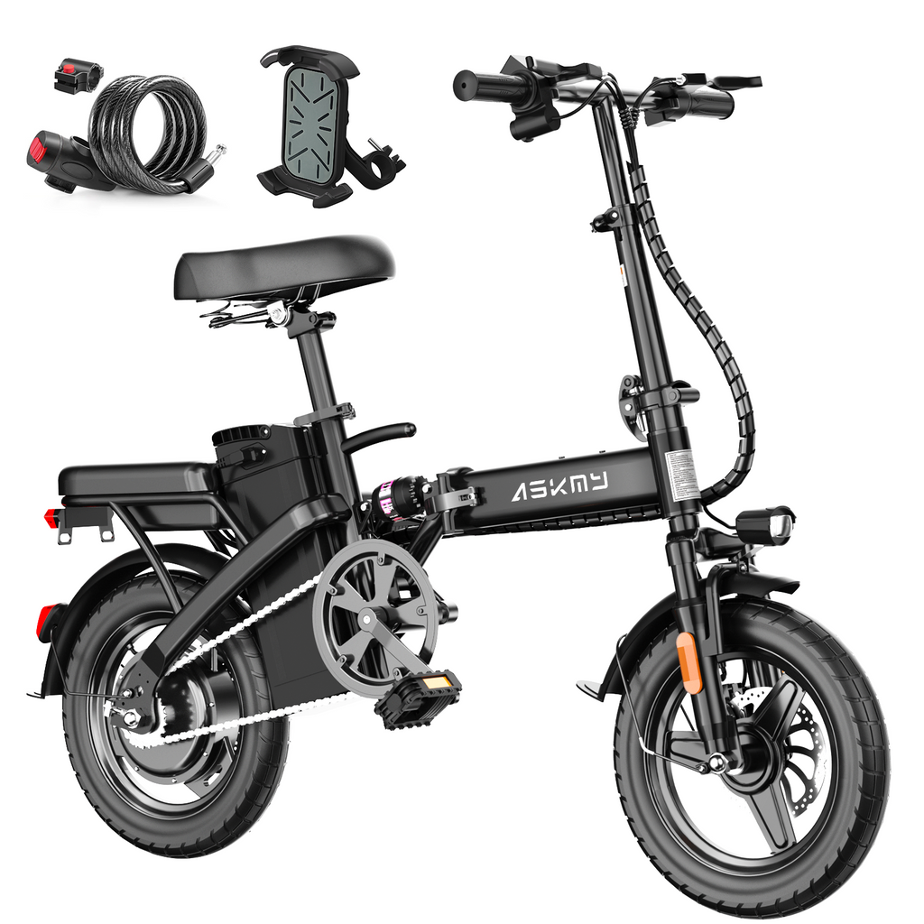 ASKMY E14 Electric Bicycles Foldable （48V 800W）