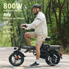 E14 48V Folding E-Bike: 800W Peak Motor, 14