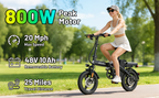 ASKMY E14 Electric Bicycles Foldable （48V 800W）