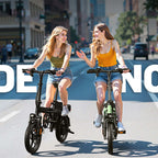 E14 48V Folding E-Bike: 800W Peak Motor, 14" Tubeless Tires, LED Display
