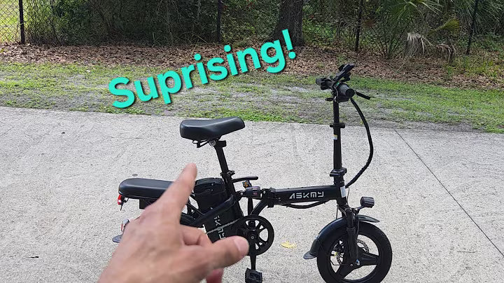 Askmy mini electric ebike review.