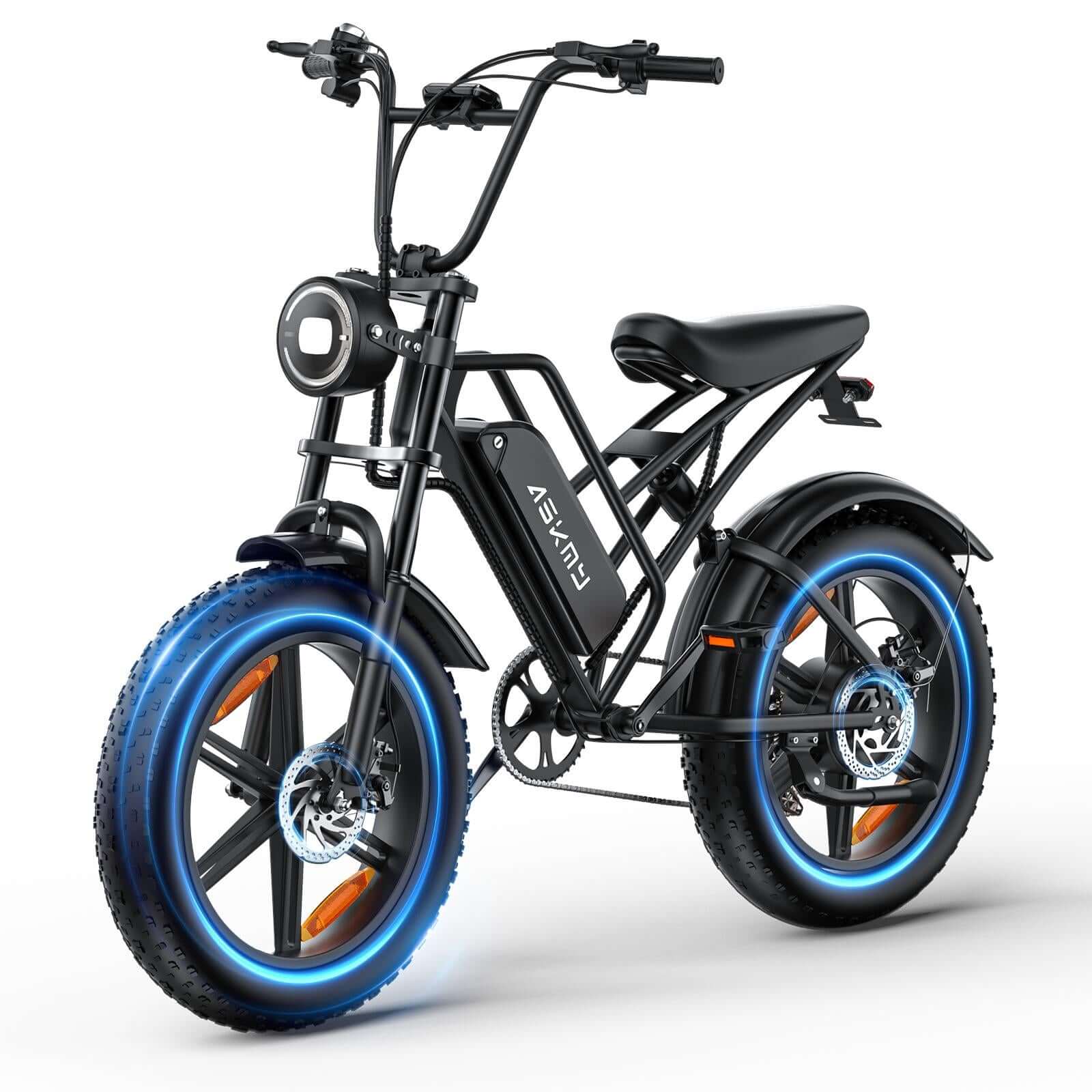 ASKMY E500 High-Speed Fat Tire E-Bike: 38MPH, 1000W Motor, for Off-Road &  .. Mountain Secondary image